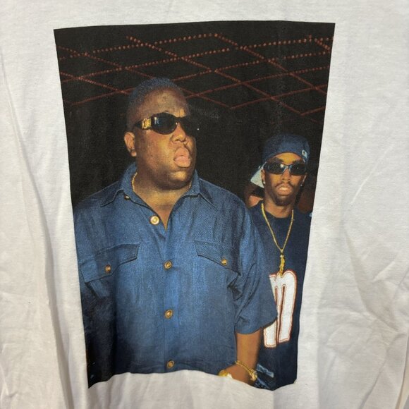 The Notorious BIG Bad Boy Club Party Poster Hip Hop Tee small - Picture 2 of 4